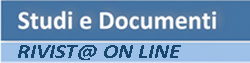 Studi e Documenti - Rivista online